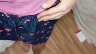 The Stud With The Big Cock Is Eager To Fuck An Ass, Cumshot In The Mouth Of The Bottle 💧!