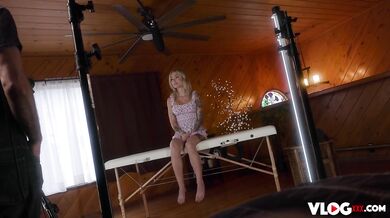 Tattooed Hottie Kathryn Mae Gets Fucked By Big Dicked Masseur