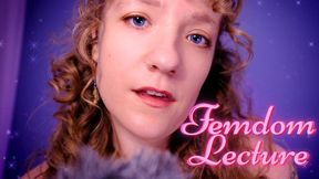 Femdom Lecture from Worm Wrangler: Religious fantasy Psychological Domination Programming Female Supremacy