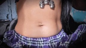 Butterfly Dangle Belly Rings (HD) MP4