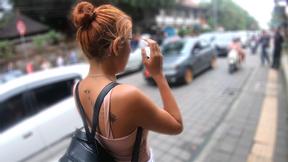 ”Trip to Bali with big ass Thai GF who was happy to ride”