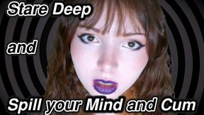 Stare Deep and Spill your Mind and Cum - Mesmerize, Eye Fetish, Cum Countdown 1080p mp4