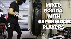 Mixed Boxing withexperienced players