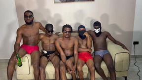 amazing africa gangbang 5 tops vs 2 bottom