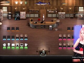 (Clip 15) CUNI derrière le comptoir devant un client ! FR Treasure of Nadia Story