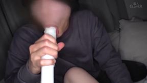 Hairy-Oriented Tease: Sumire, 21, Tours Her Shaved College Pussy with a Curvaceous Dildo