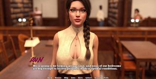 Law College - the Librarian Likes to Show Cleavage to Her Students