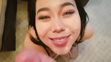 Asian With Juicy Ass Rides In Her New Outfit @planesgirl