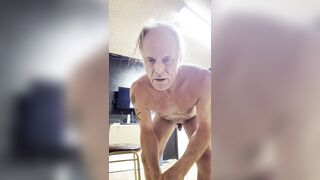 Spokane Gay Sub Sissy Perry at the Porn Theater naked in public