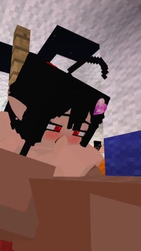 Minecraft Jenny Mod Fapcraft Elise always has her mouth open for some dick   Clip 1