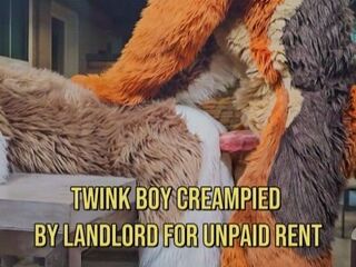 Twink Hunk Gets Drilled By Landlord For Unpaid Rent