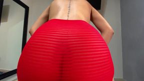 Sexy Big Ass in Red Dress 1
