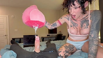 Spying Step Bro Stuffs Step Sis&#039_s Stuffy