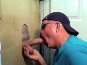 Gloryhole Large Dong Returns To Be Drained