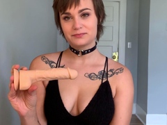 Beautiful Sonya having a horny solo toy masturbation