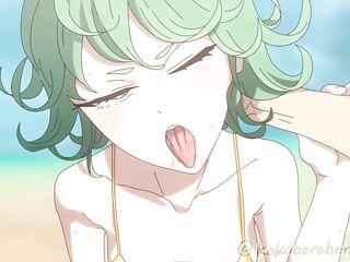 Tatsumaki & Fubuki bangs on the beach