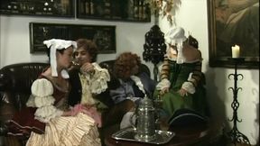 Anal Foursome at Court with Sirs and Maids