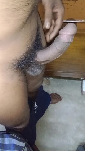 Cumshot in bed