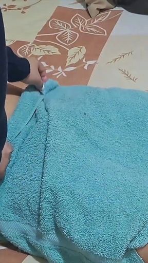 Big-assed Woman Gives Full Service with Happy Ending to Shy Client