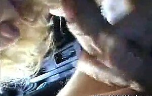 German amateur couple in car