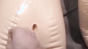 ”Kinky gay perv jacks off to a male sex doll”
