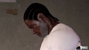 redhead wife of warden gets fucked by a black inmate while her husband watches
