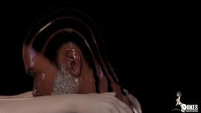 redhead wife of warden gets fucked by a black inmate while her husband watches