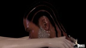 redhead wife of warden gets fucked by a black inmate while her husband watches