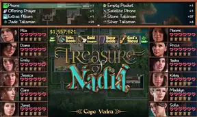 Animated big dick lovers play naughty game with AI-generated treasure booty