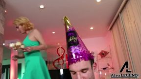 BDay Cupcake Delivery Girl Ashley Graham Fucks The Birthday Boy!!!