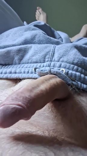 Masturbating