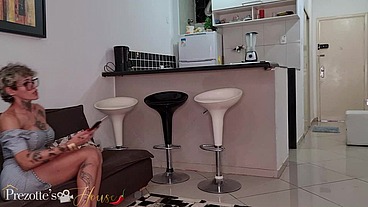 shemale big cock fucking with BBW on Prezote´s House. Pornstar Sabrina Prezotte