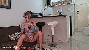 shemale big cock fucking with BBW on Prezote´s House. Pornstar Sabrina Prezotte