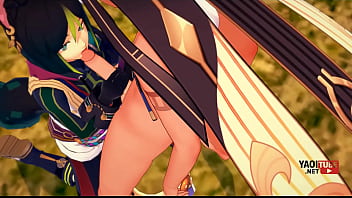 Genshin Impact Yaoi - Thignari sucks Cyno off until he cums in his mouth - Asian Japanese Manga Anime Hentai Gay Porn