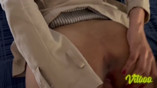 Romantic afternoon with my girlfriend. I pull down her stockings