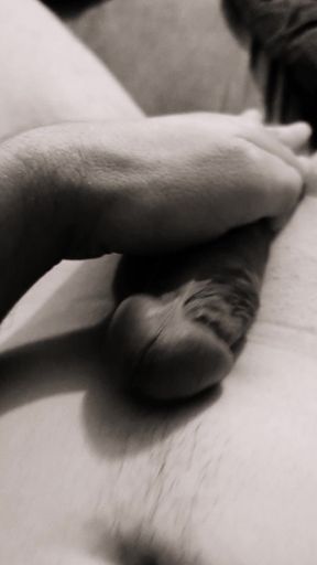 Wife is recording my balls orgasm