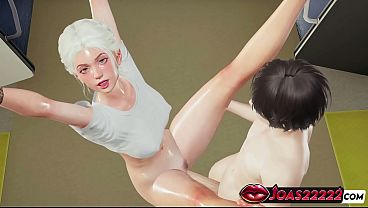 Hot Blonde Iori Suzuko in Subway 3D Hentai - Tied Up and Fucked Hard with Moans, POV Cowgirl Fuck with Close-Up Pussy Views, and Missionary on the Floor Leading to Creampie