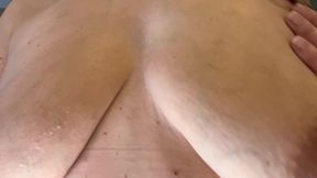 Milky Milf Hand Expressing Her Breast Milk