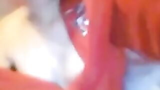 Nerd Girl Masturbating Wet Pussypot - Close-up View of Her Fingering Herself