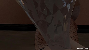 POV GIANTESS Handjob and cum in your face - GIANT FUTA Handjob - Hot Babe Jerking off a Huge Dick - 3D Hentai - Full HD MP4 1080p