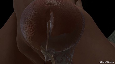 POV GIANTESS Handjob and cum in your face - GIANT FUTA Handjob - Hot Babe Jerking off a Huge Dick - 3D Hentai - Full HD MP4 1080p