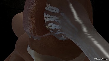 POV GIANTESS Handjob and cum in your face - GIANT FUTA Handjob - Hot Babe Jerking off a Huge Dick - 3D Hentai - Full HD MP4 1080p