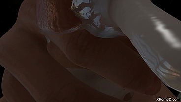 POV GIANTESS Handjob and cum in your face - GIANT FUTA Handjob - Hot Babe Jerking off a Huge Dick - 3D Hentai - Full HD MP4 1080p