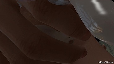 POV GIANTESS Handjob and cum in your face - GIANT FUTA Handjob - Hot Babe Jerking off a Huge Dick - 3D Hentai - Full HD MP4 1080p