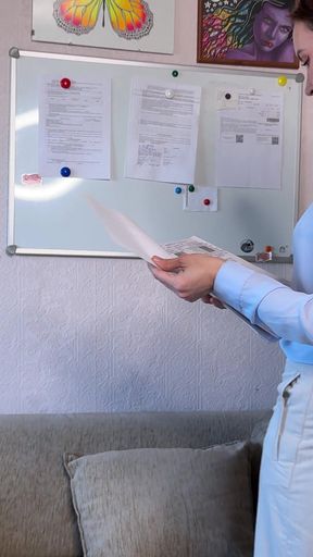 He Came All Over Her Sexy Ass in Her Office Pants