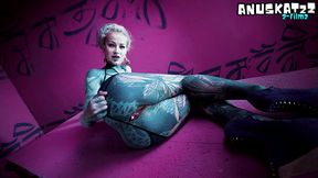 Solo ANAL fisting - Toys and Plugs for Tattoo Girl - Asshole streching