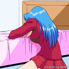 Cartoon slut gets fingered