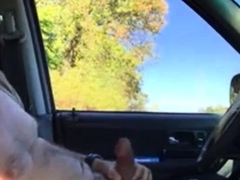 Daddy in the car play and cum