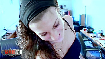 Crazy Anal Threesome with french slut Emy Demone