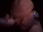 Muscle Boy Cums Wearing Black Robe